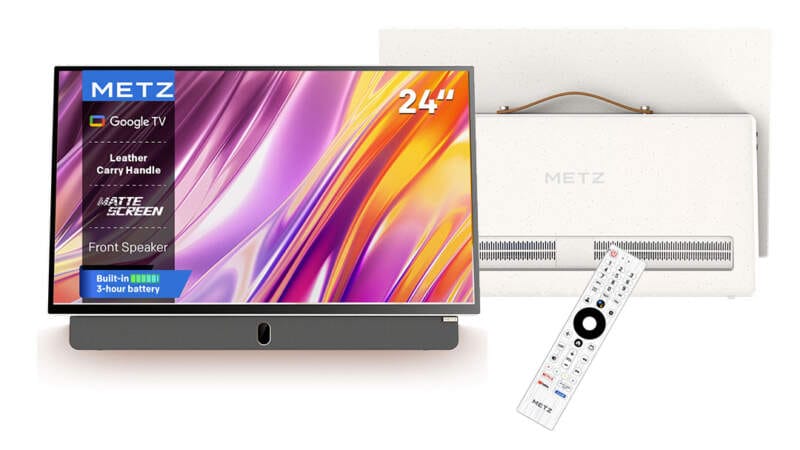 přenosná televize METZ Portable TV 24MPE7000Z specifikace cena Black Friday