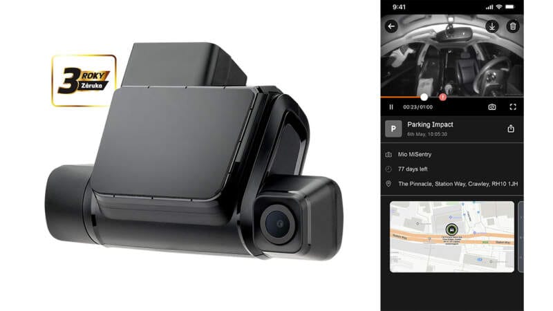 autokamera Mio MiVue MiSentry 12T specifikace cena