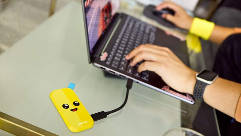 SanDisk Portable SSD Peely Edition