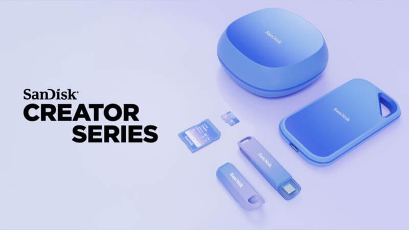 Sandisk Creator Series Portfolio CES 2025 specifikace cena