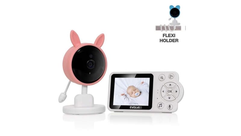 EVOLVEO, Baby Monitor N3, dětská, video, chůvička, dozor, bezpečnost, dosah, monitor, specifikace, cena