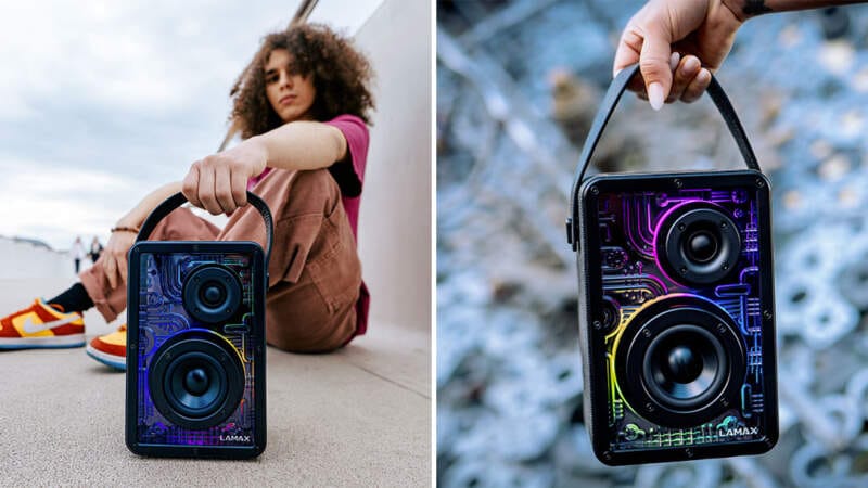 LAMAX, CyberWave1, bluetooth, reproduktor, přenosný, specifikace, cena, výdrž, nabíjení, USB-C